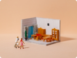 モデルルームの家具・備品の保管